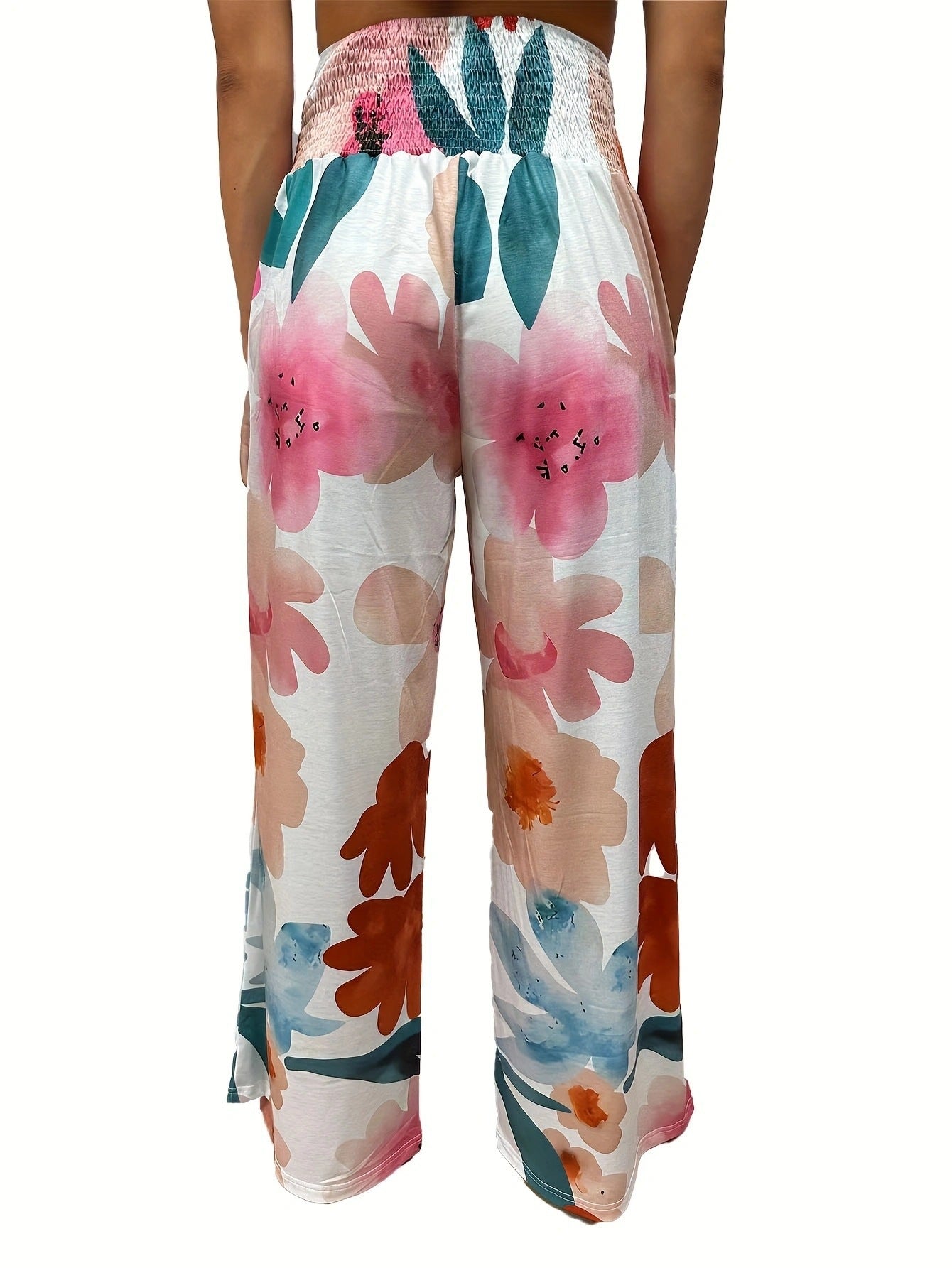Women's Printed Wide-Leg Lounge Pants