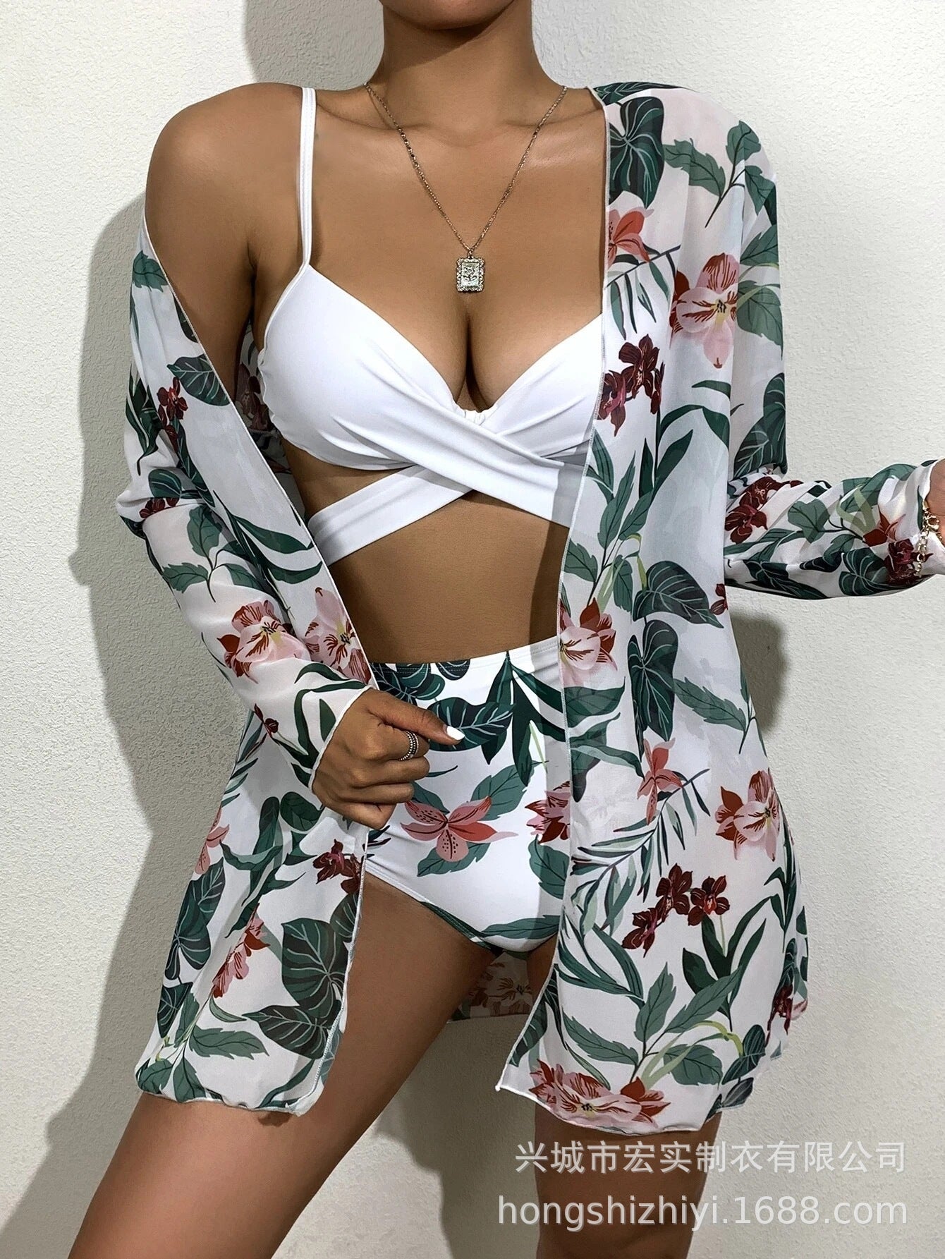 Sexy Women Bikini Swimwear 3pcs/Set