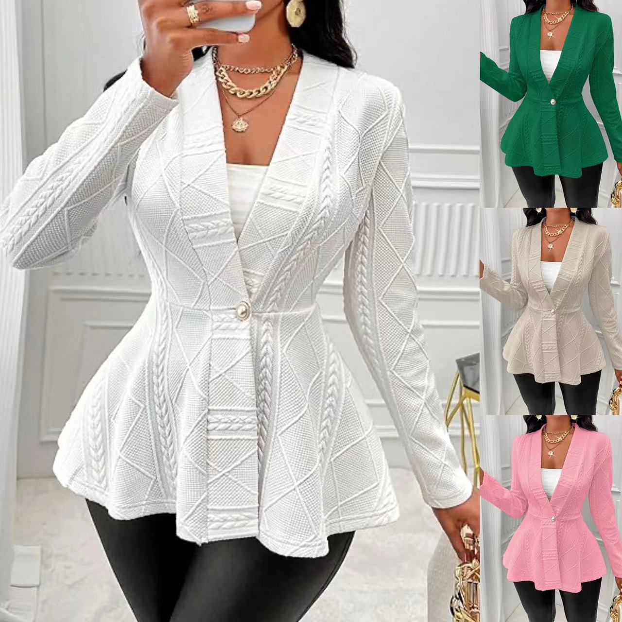 Fashion Knitted Jacket Coats