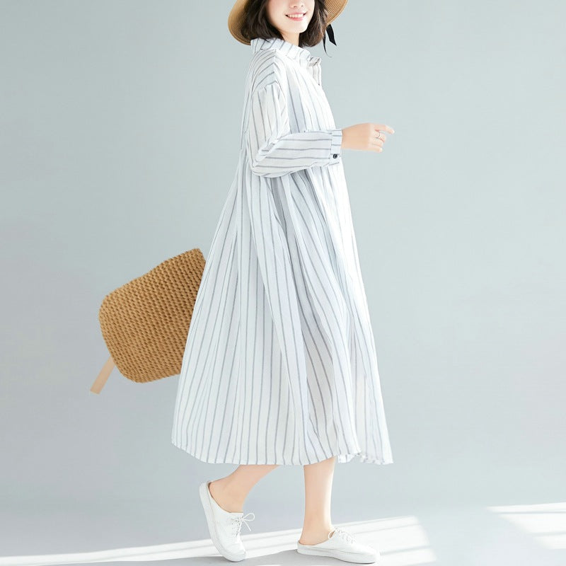 Fashion Linen Plu Ssizes Fall Shirts Coats-Coats & Jackets-Free Shipping at meselling99