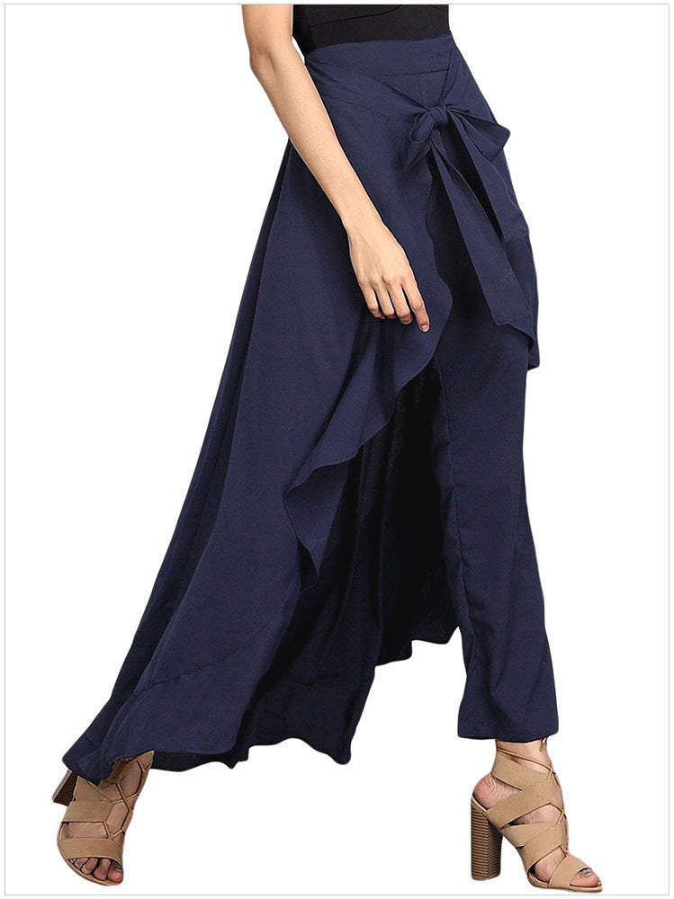 Plus Size High-Waisted Wide Leg Pants