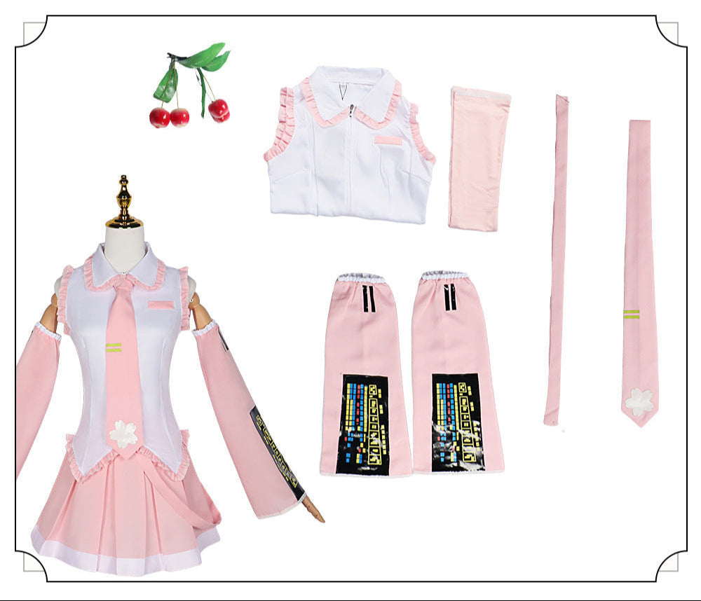 Hatsune Miku Cosplay Costume Anime Outfit Set | Virtual Idol 2D Cosplay