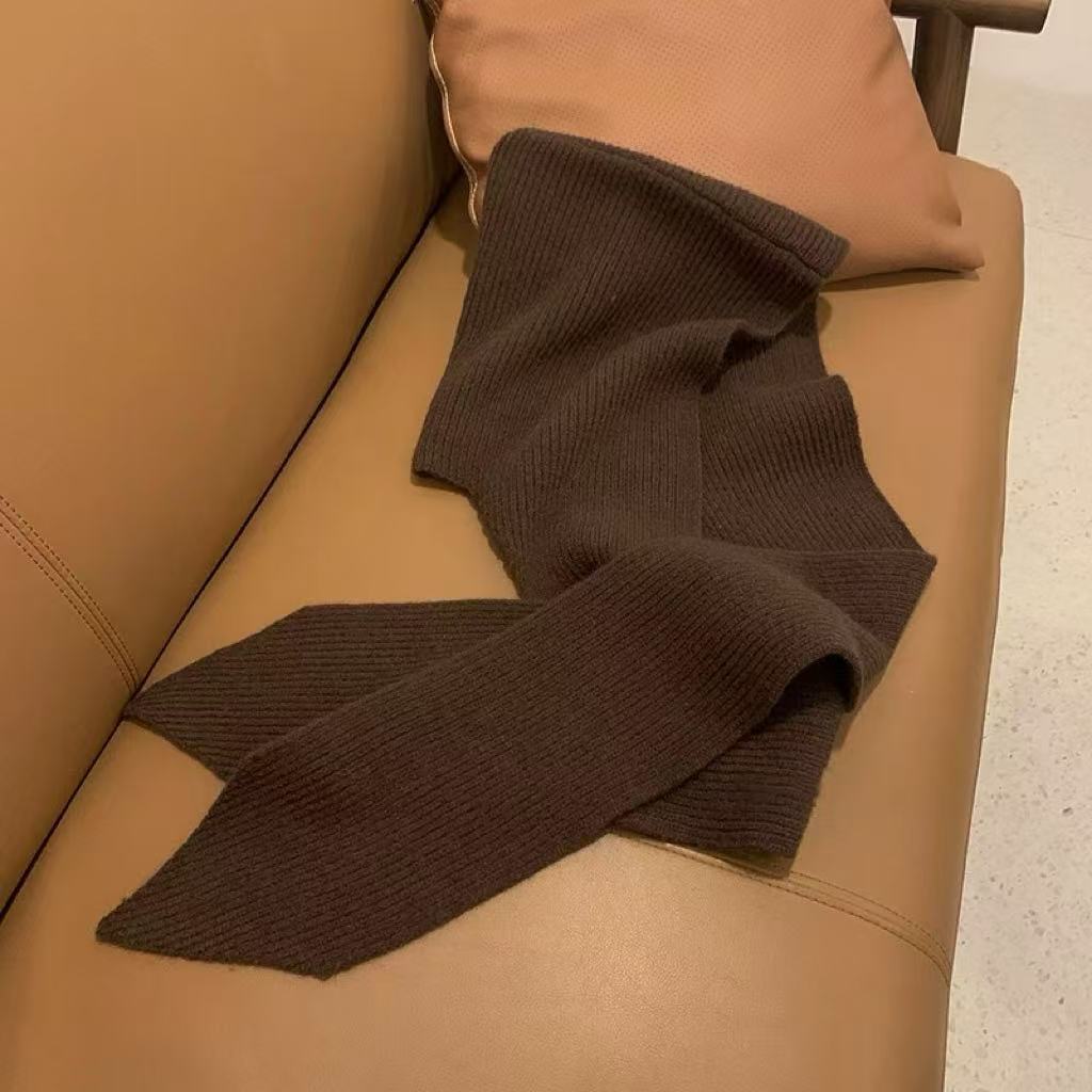 Women's Knit Hooded Cape Scarf 2pcs/set