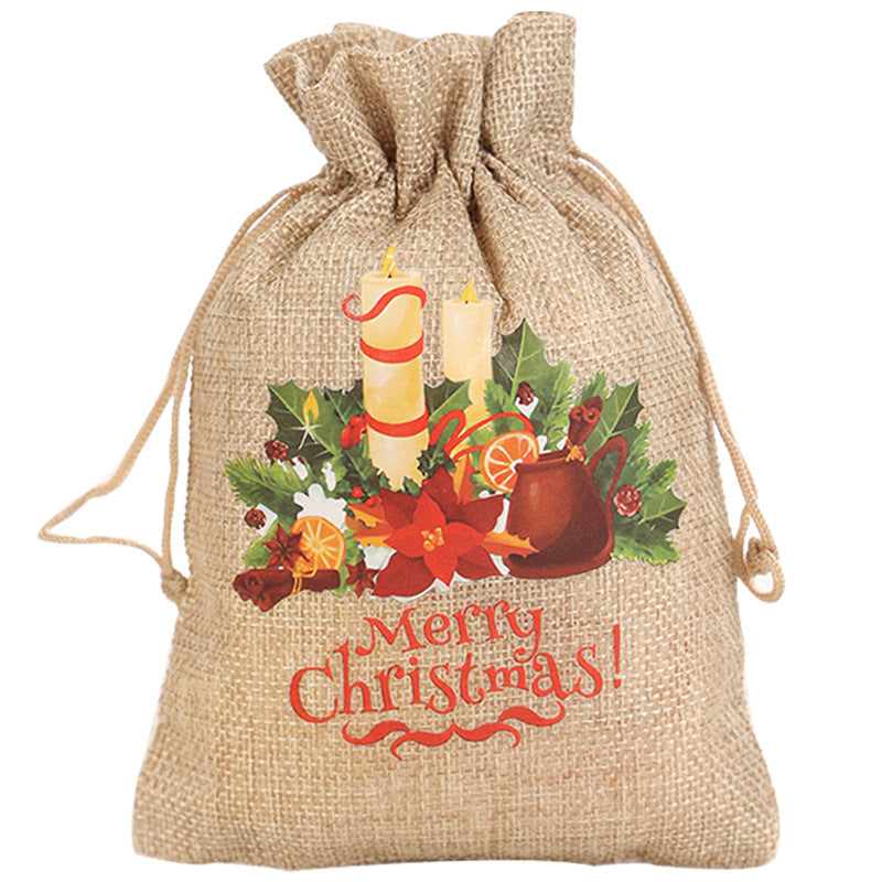 Christmas Drawstring Gift Bags