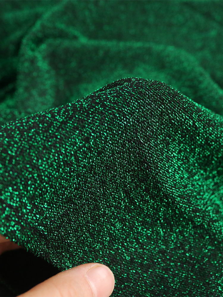 Simple Design High Waist Green Women Party Dresses-Dresses-Free Shipping at meselling99