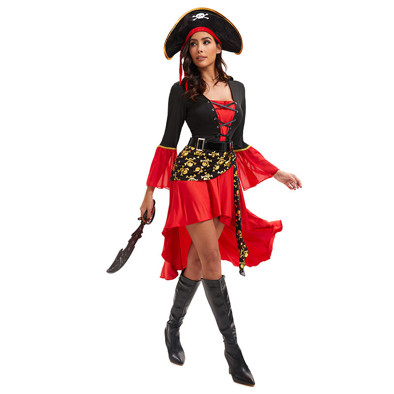 Women's Plus Size Pirate Costume - Halloween & Cosplay Roleplay Outfit