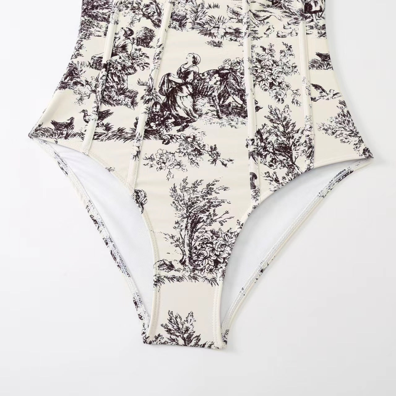 Women's One-Piece Swimsuit with Cover-Up