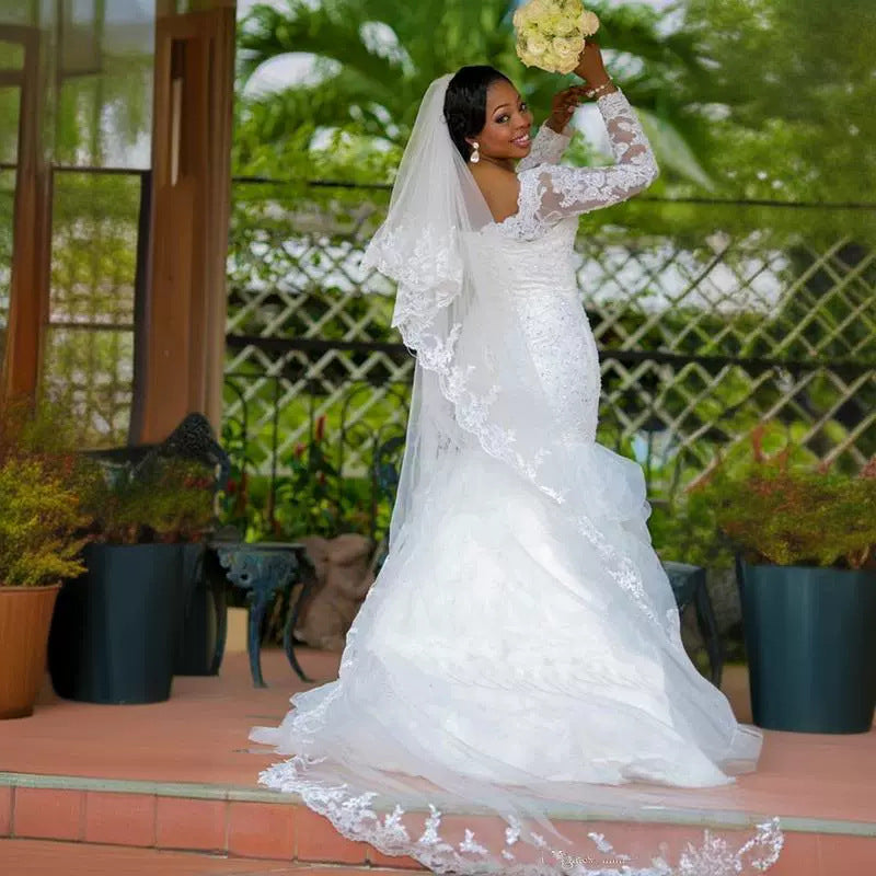 Fishtail Lace Slimming Mermaid Wedding Dress