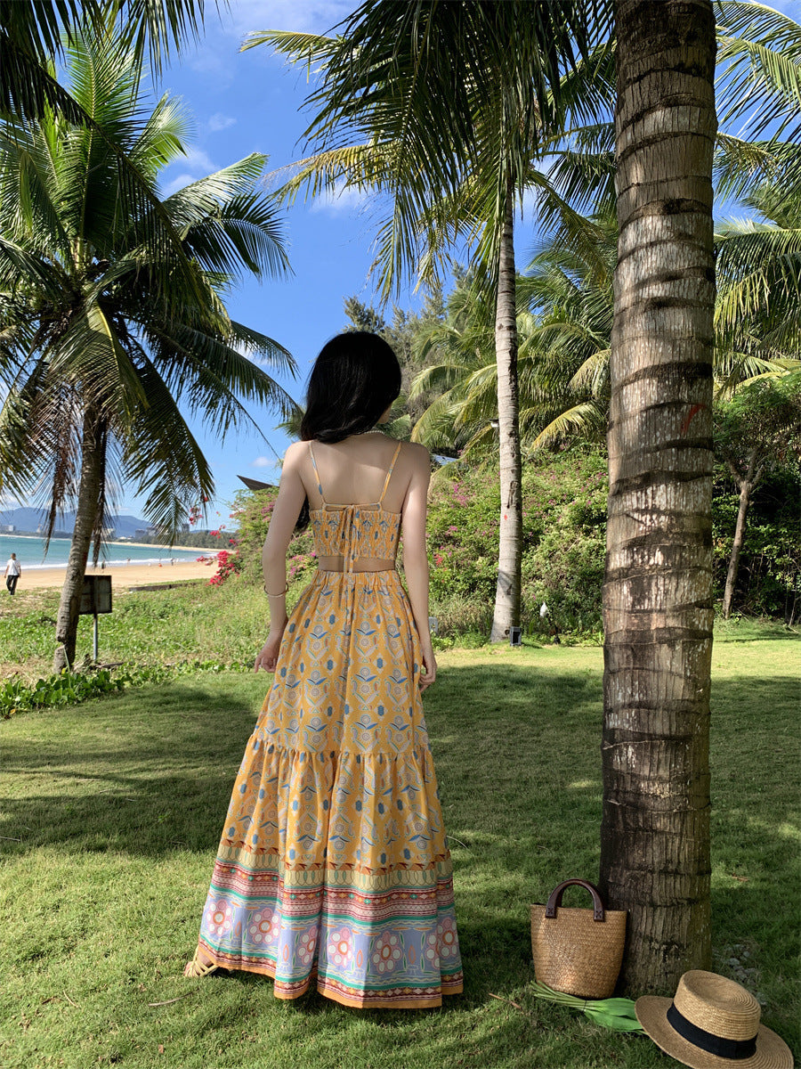 Designed Summer Holiday Tank Tops & Skirts