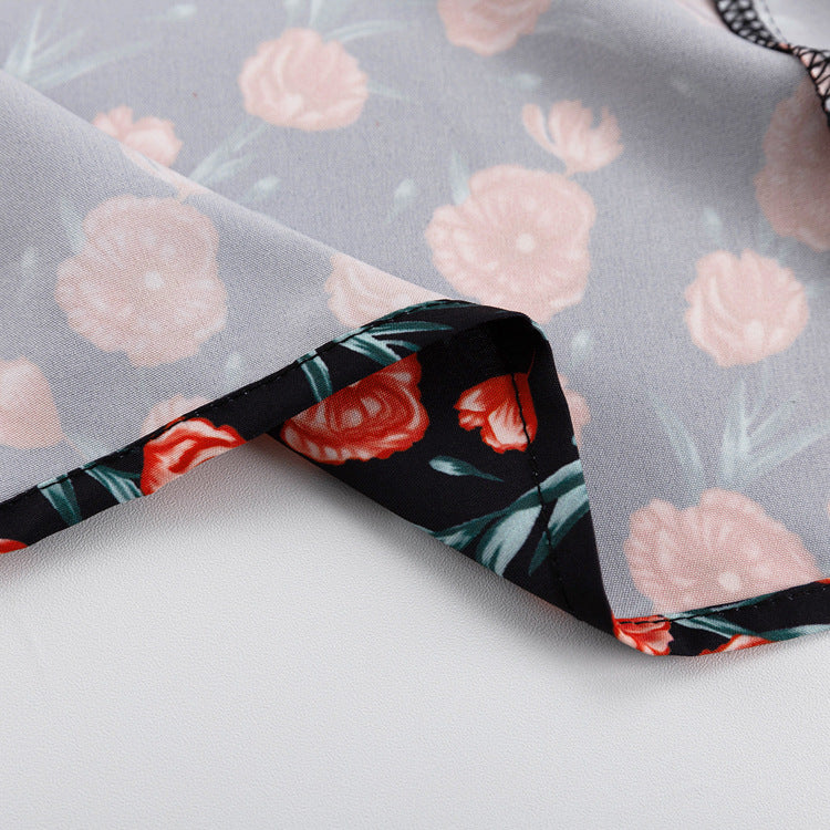 Women's Elegant Floral Print Dress