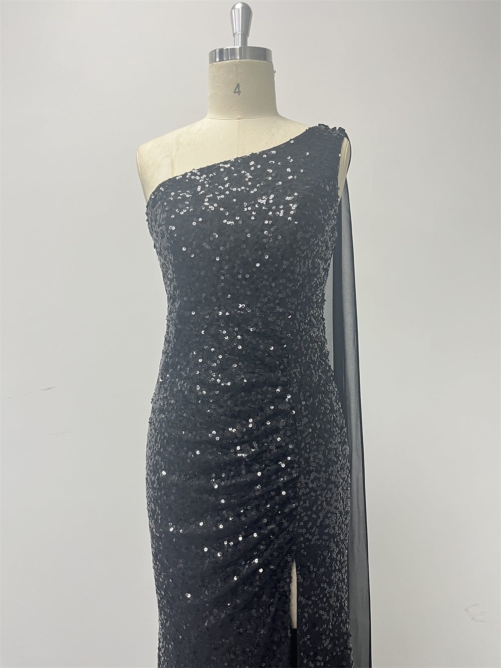 Sexy Off The Shoulder Black Long Evening Dresses-Dresses-Free Shipping at meselling99