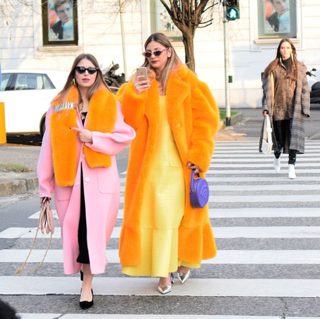 Long Plush Rabbit Hair & Mink Fur-Like Coat