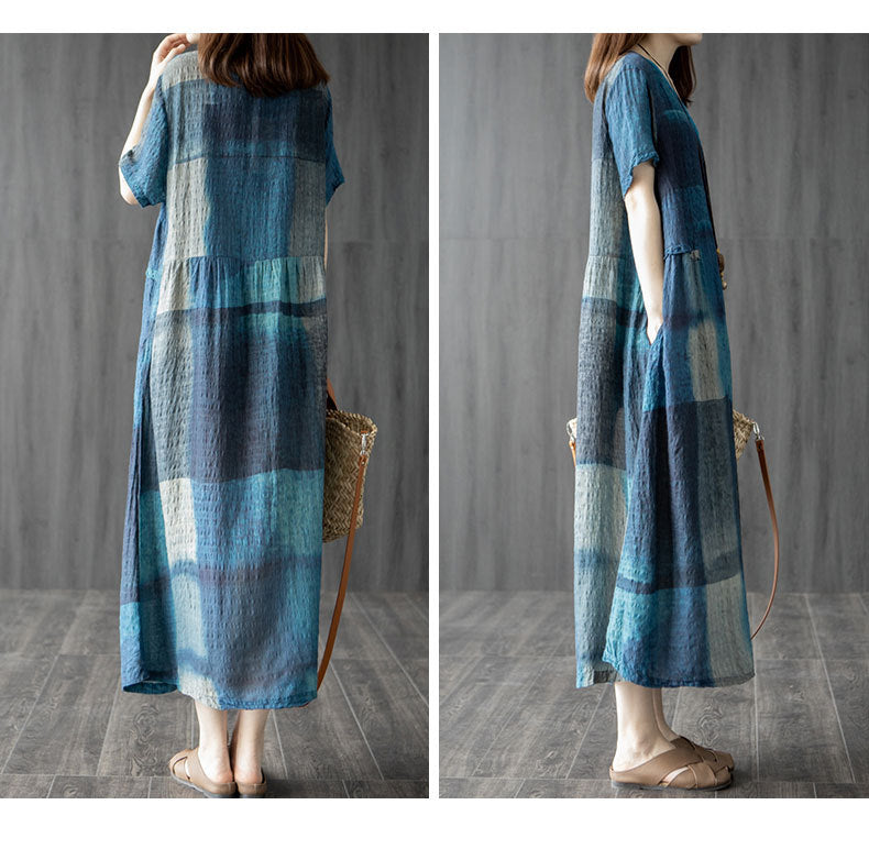 Vintage Summer Women Daily Long Dresses-Dresses-Free Shipping at meselling99