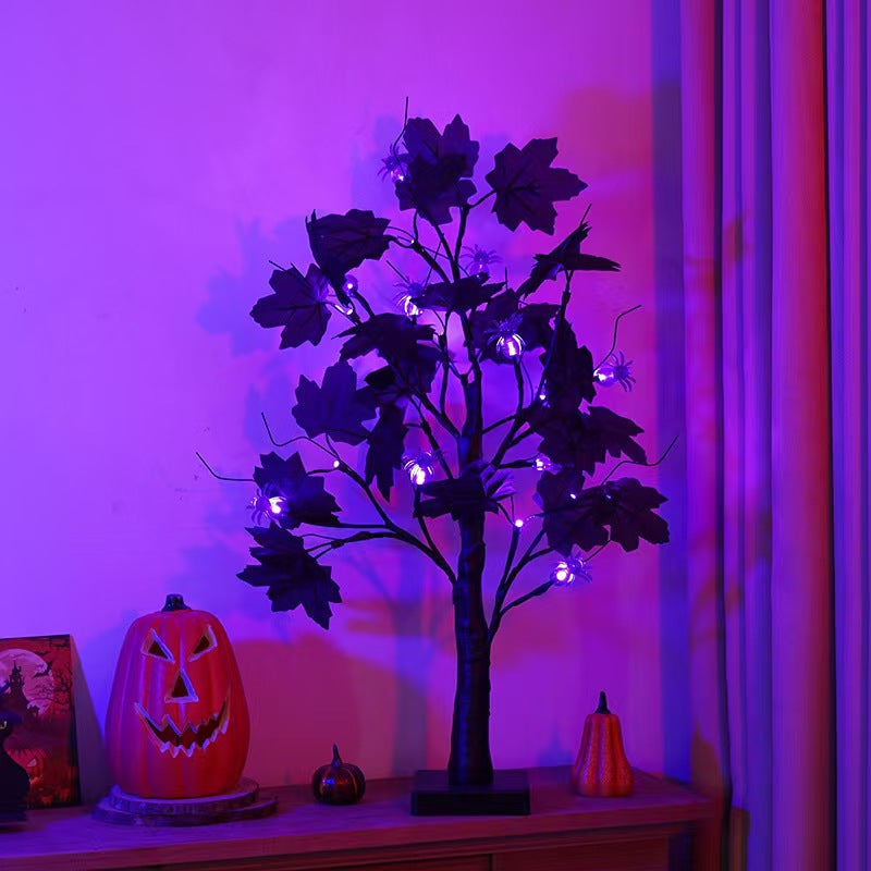 Halloween Purple LED Birch Tree Lights