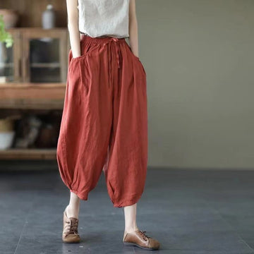 Women's Summer Vintage Linen Pants