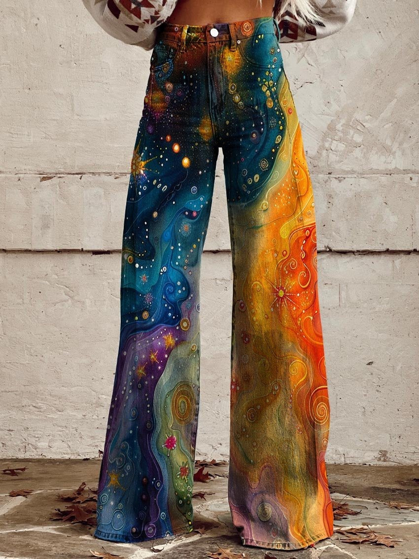 Plus Size Women's Flared Jeans