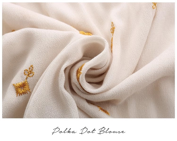 Bohemian Romantic Summer Doll Dress with Exquisite All-over Embroidery