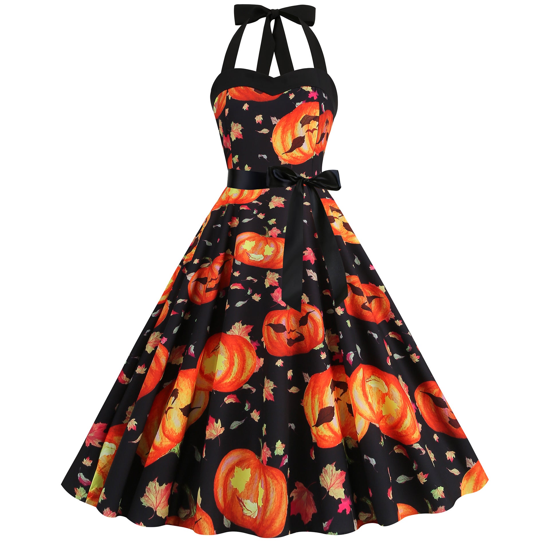 Elegant Vintage Halloween Dress