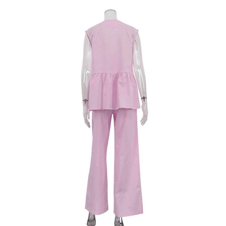 Women's Cotton Vest & Pants Set