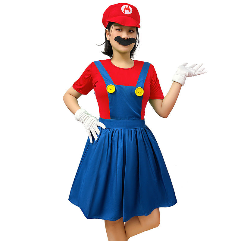 Mario Princess Peach Style Cosplay Costume for Women