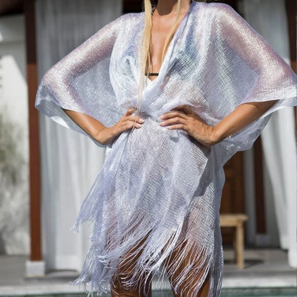 Gemini Sequin Duster - Black