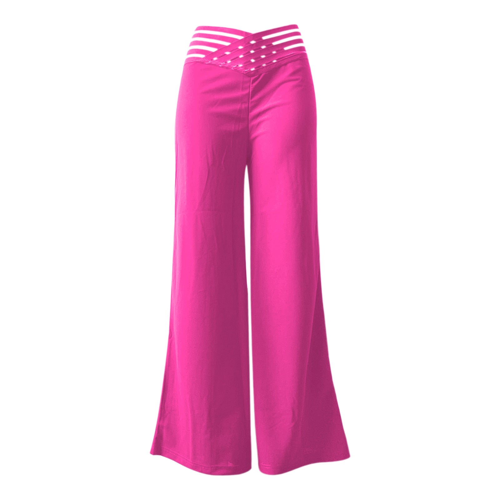 Casual Summer High Waist Wide Legs Pants