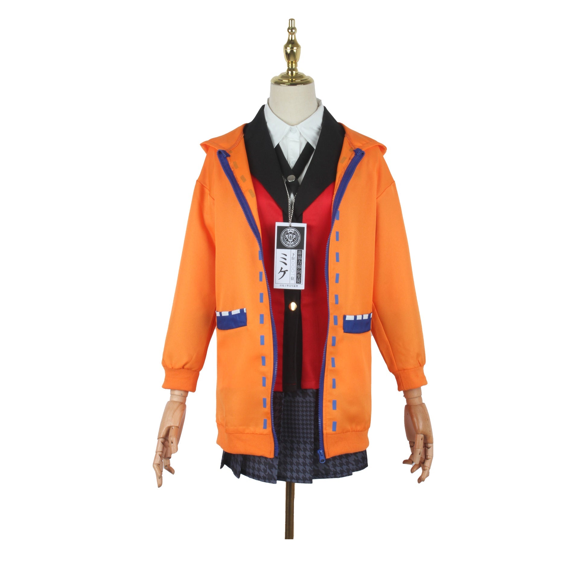 Kakegurui Cosplay Costume - Yumeko Jabami & Tōbari Luna School Uniform with Badge