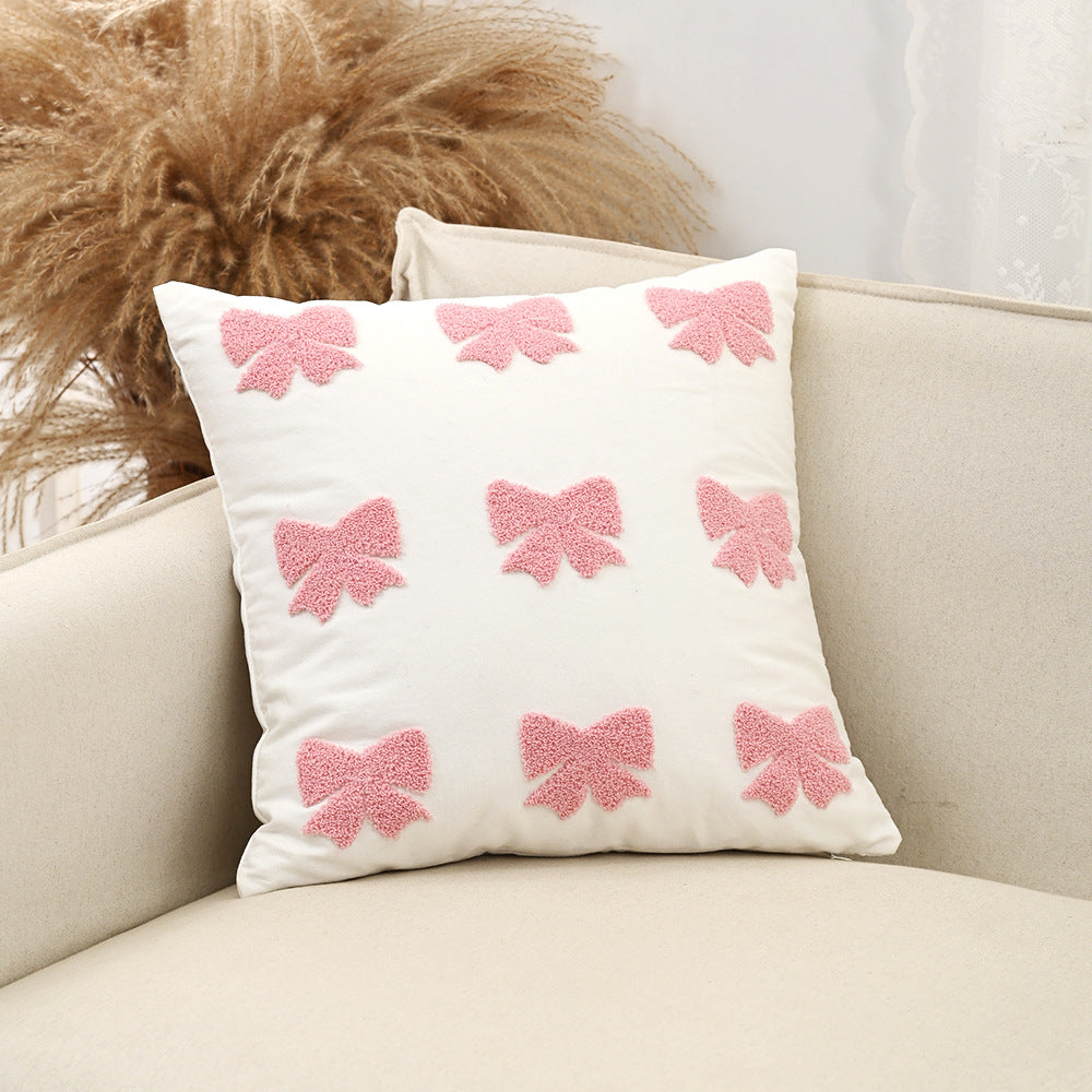 Embroidery Heart Cute Sofa Pillow