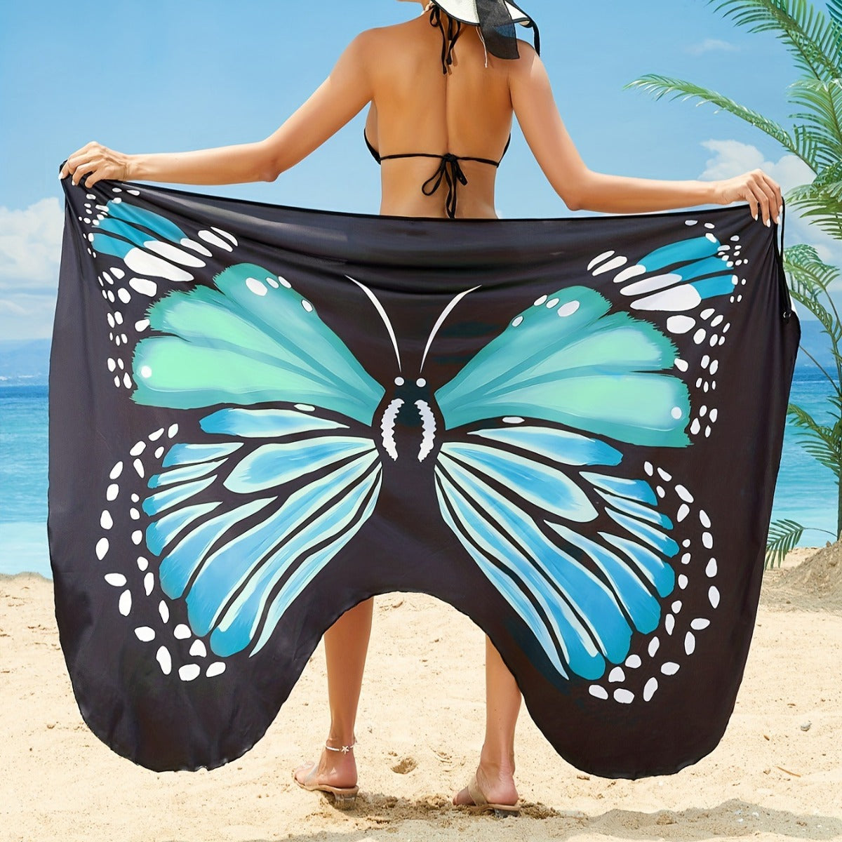 Sexy 3D Floral Butterfly Summer Beach Dresses