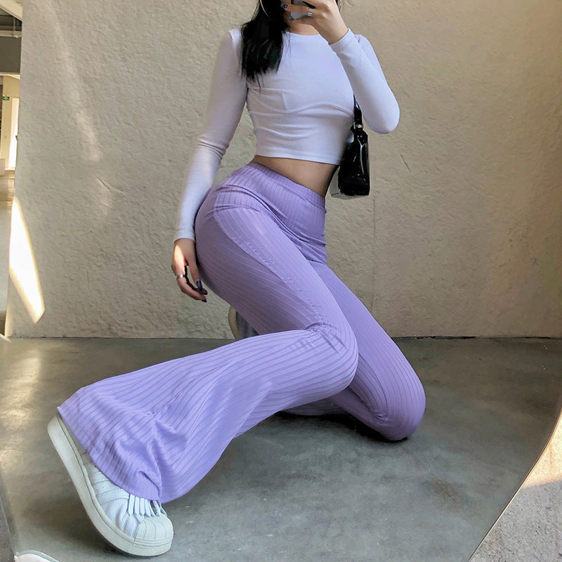 Sexy High Waist Trumpet Pants