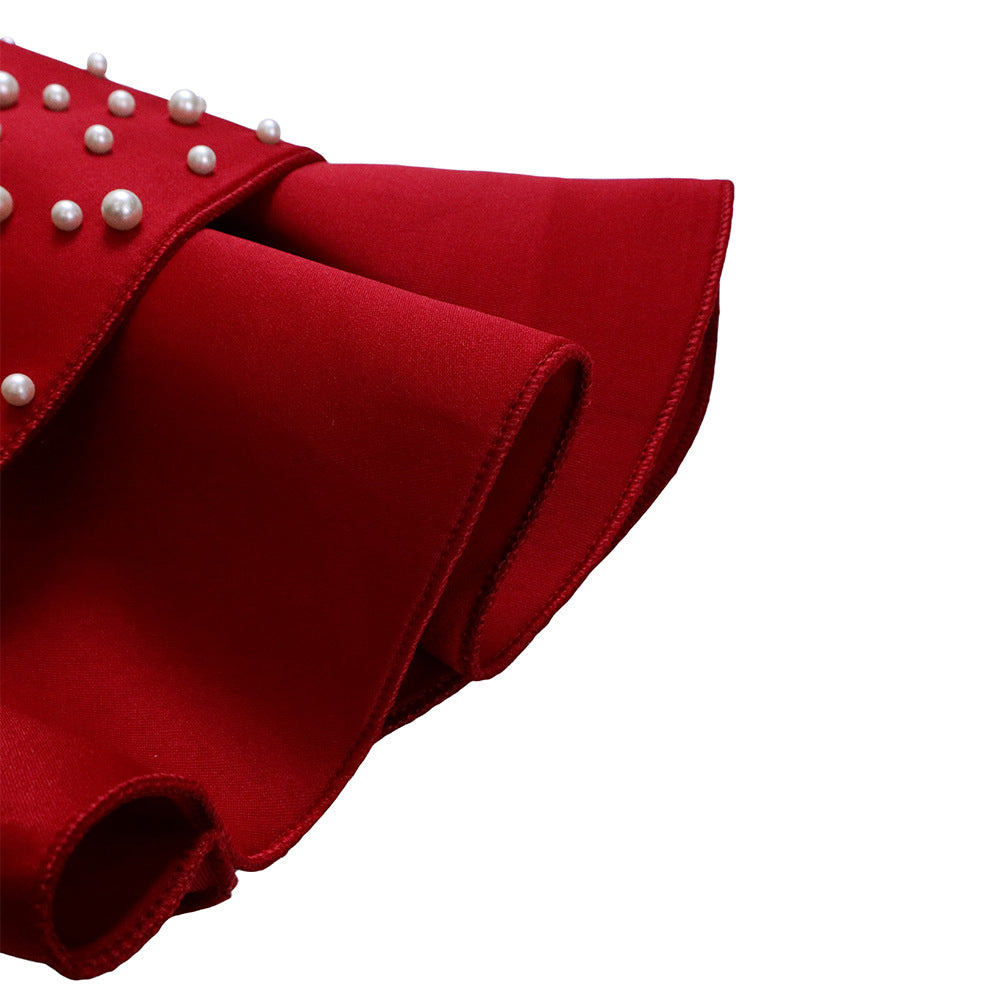 Summer Ruffled Sleeves Women Sheath Dresses-Dresses-Free Shipping at meselling99