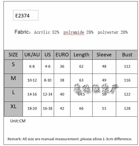 Fashion Striped Plus Sizes Knitted Sweaters for Women