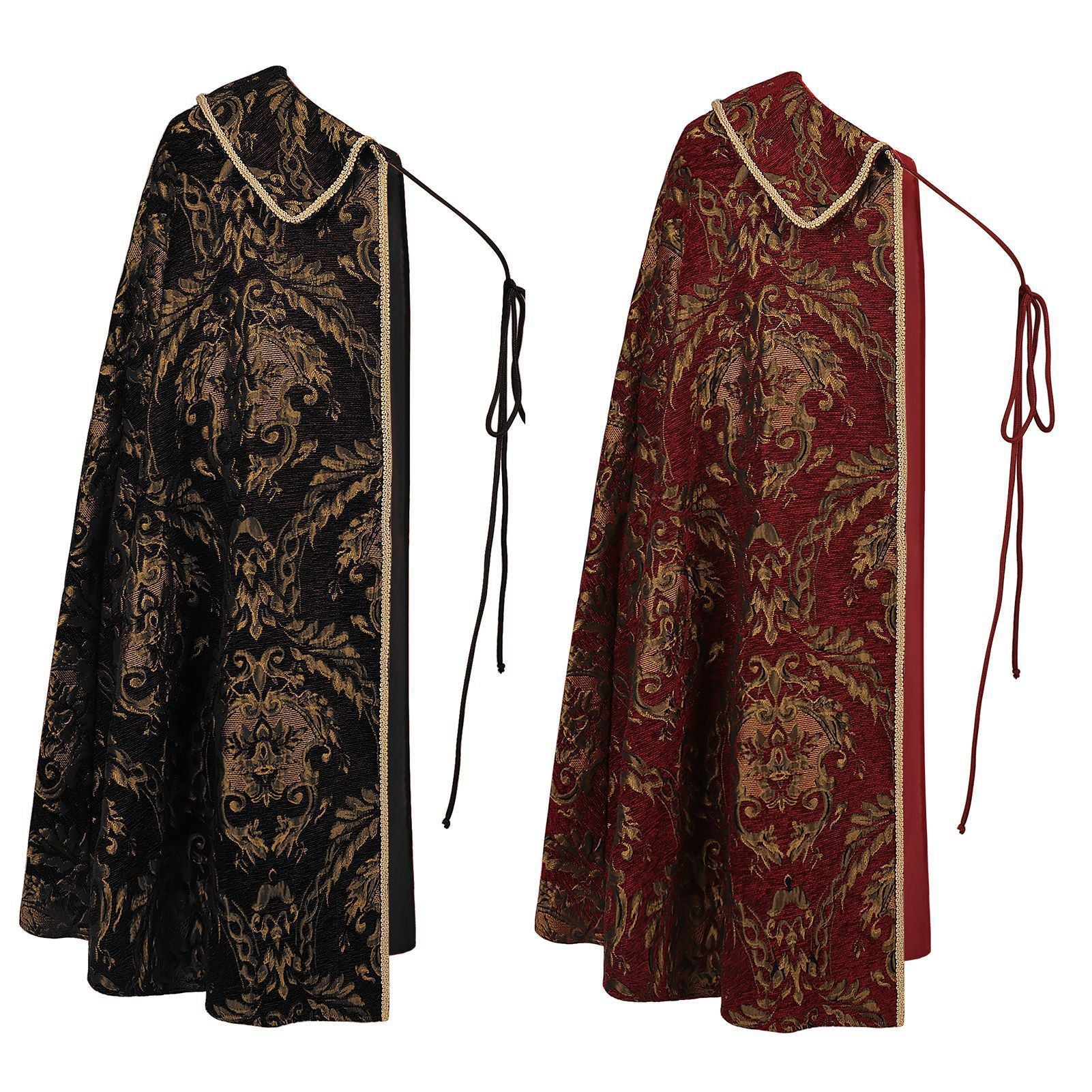 Medieval Renaissance Tudor King Costume Cloak – RenFaire Noble Cape