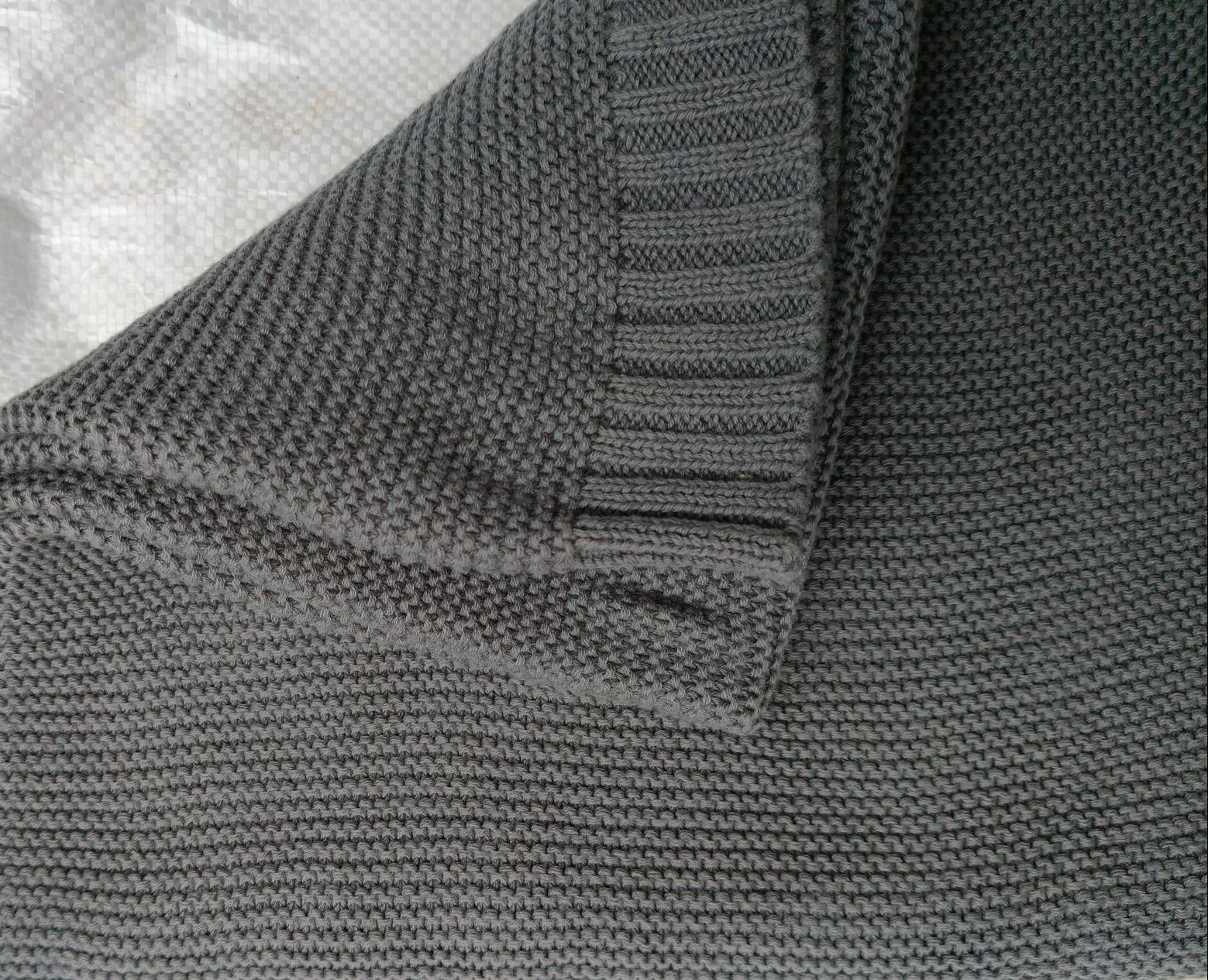 Soft Cotton Baby Blanket - Knitted Swaddle, Couch Throw, Nursing & Nap Blanket