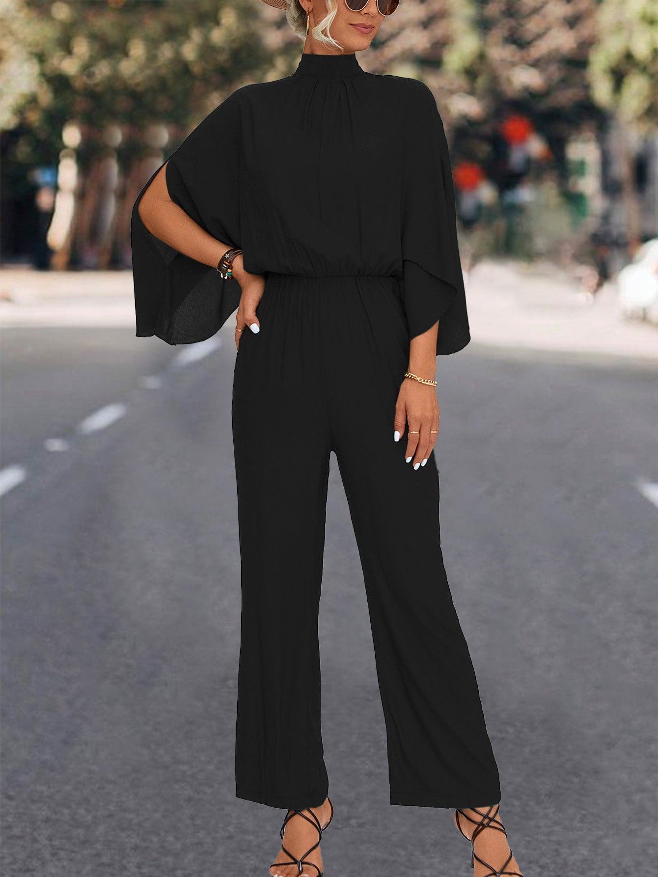 Sexy High Neck Women Jumpsuits