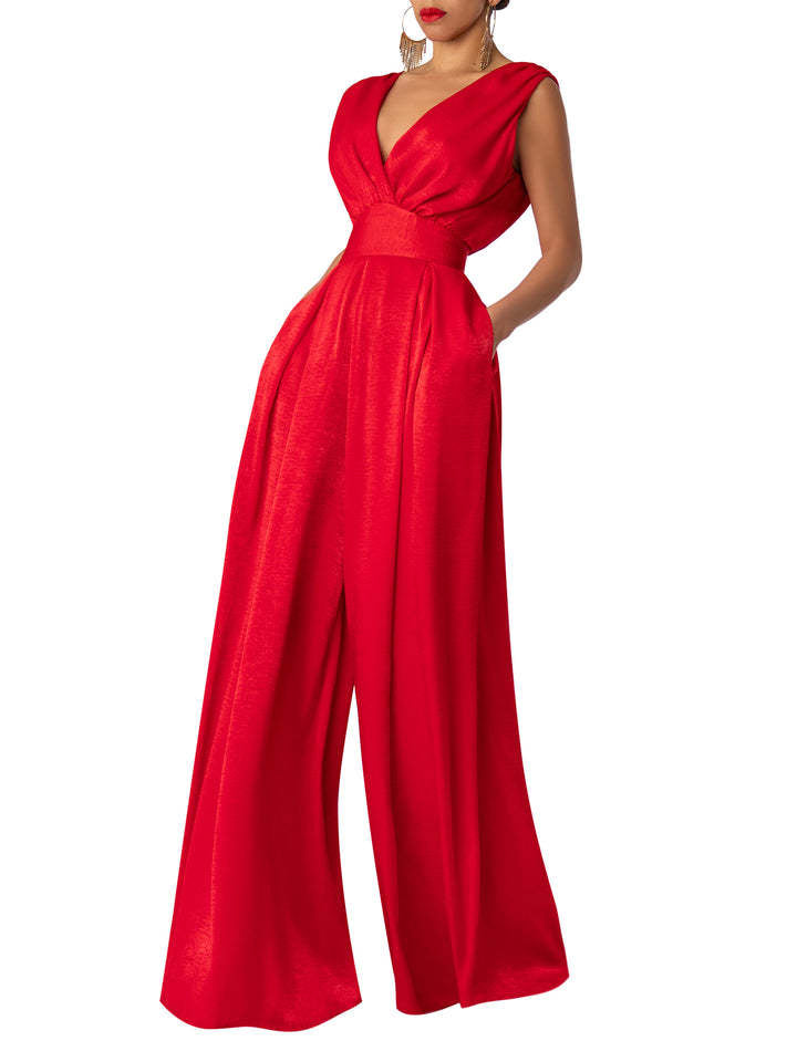 Women's High-Waisted Slimming Jumpsuit