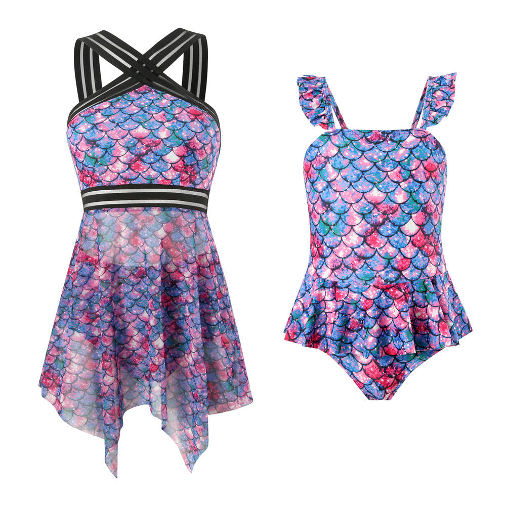 Summer Mother & Kids Women Swimsuits