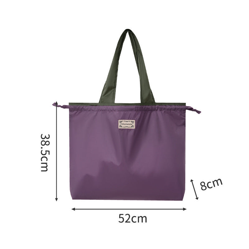Large-Capacity Waterproof Tote for Market & Travel