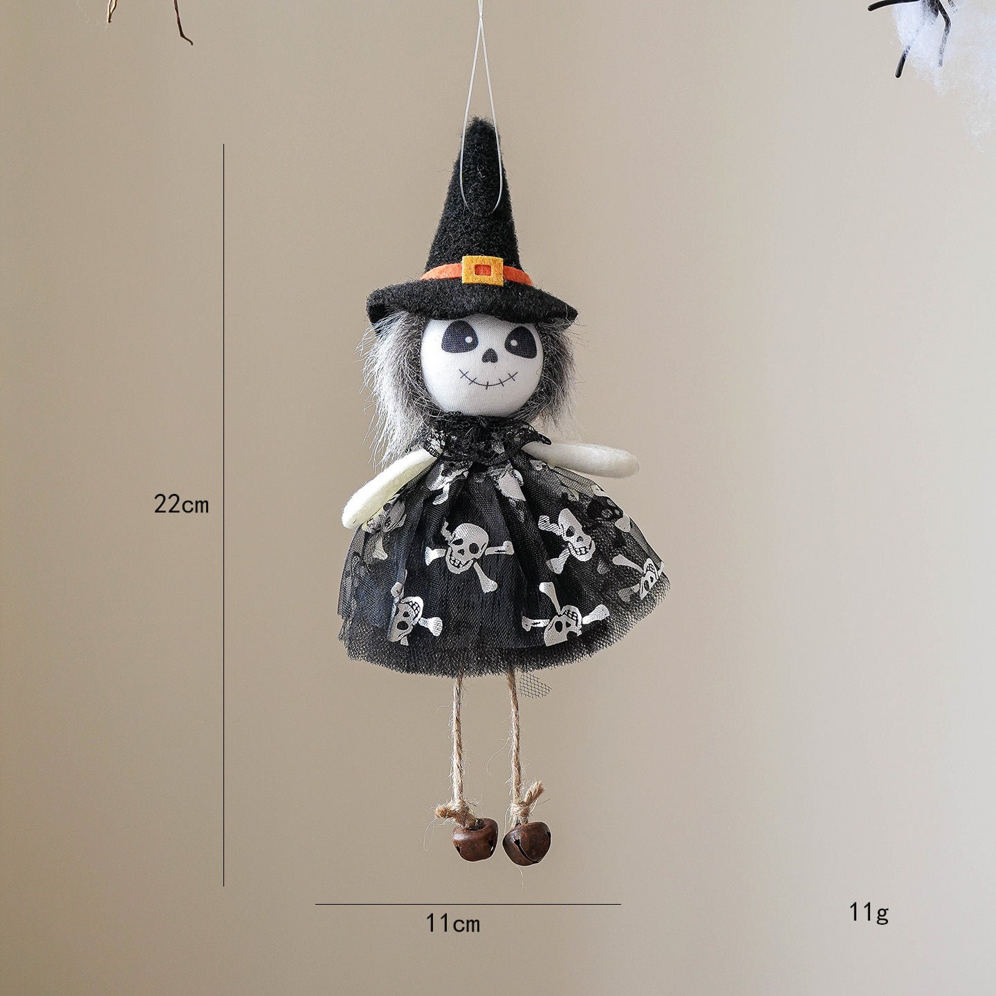 Halloween Decorations - Pumpkin, Ghost, Witch Figurine Hanging Ornaments