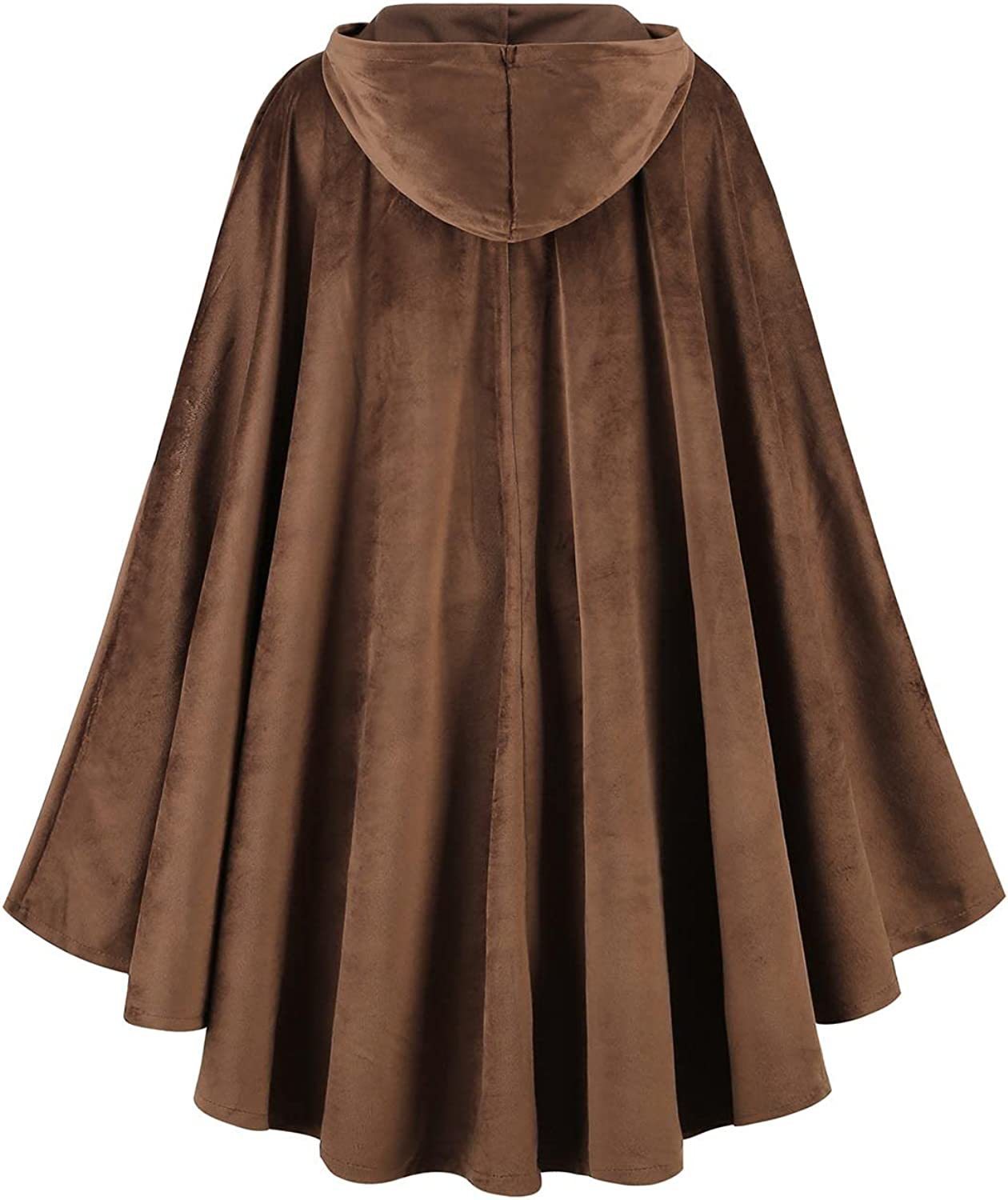 Medieval Deerskin Suede Cloak