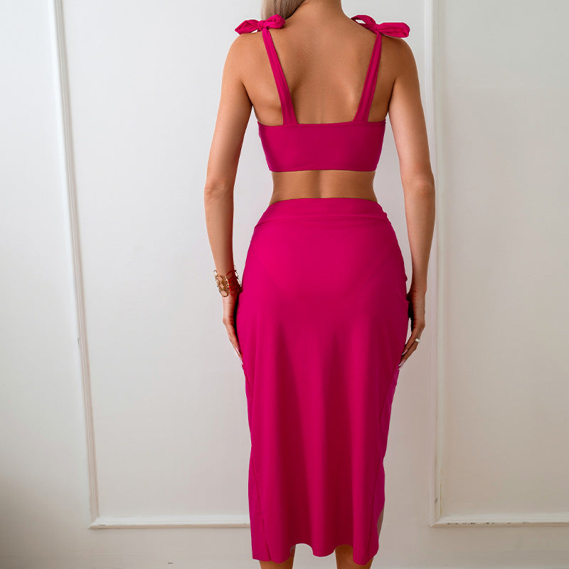 Sexy 3 Pieces Bikini Women Swimsuits Set