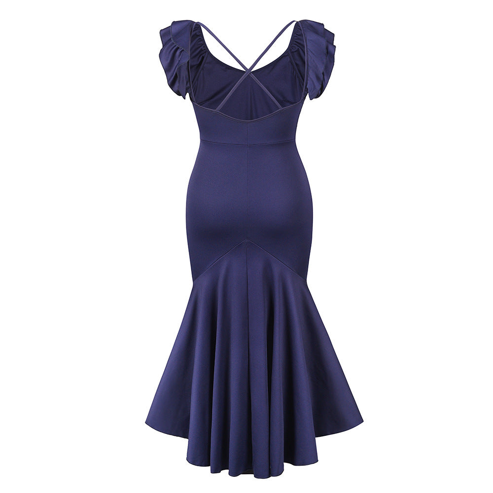 Sexy Backless Women Party Mermaid Dresses--Free Shipping at meselling99