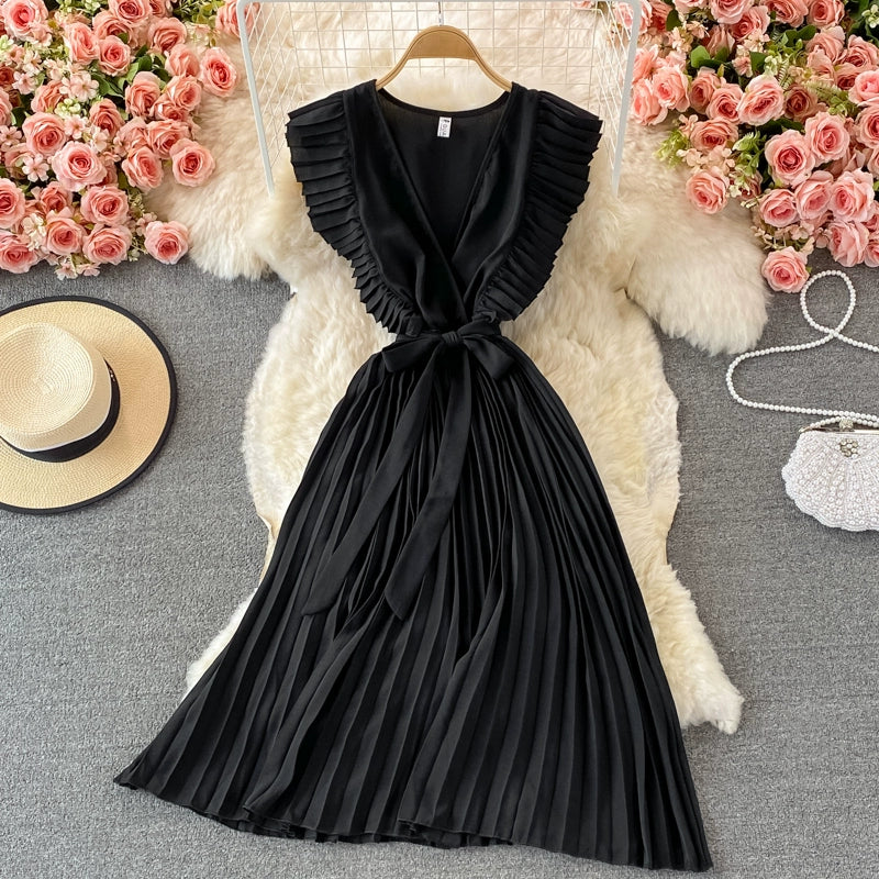 Elegant V Neck Women Long Dresses