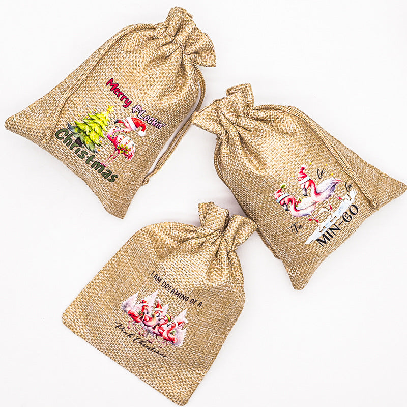 Drawstring Gift Pouches - Linen Storage Bags for Keepsakes & Essentials