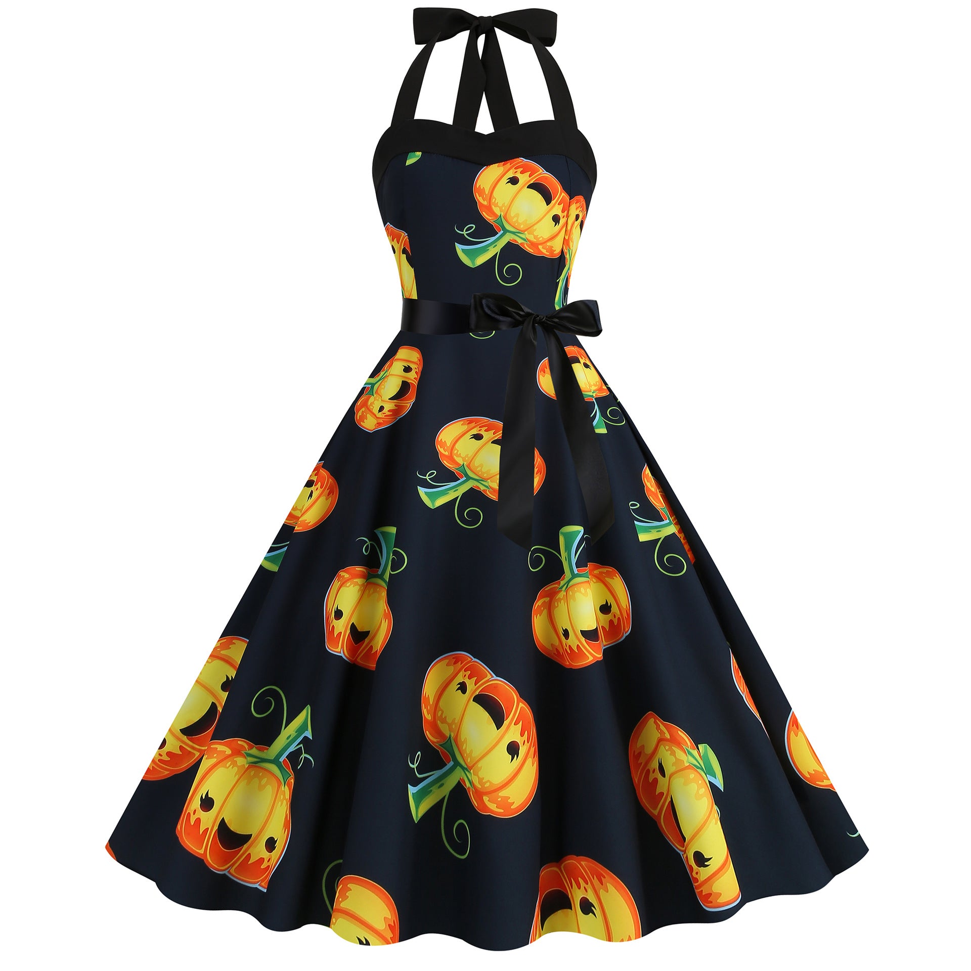 Elegant Vintage Halloween Dress