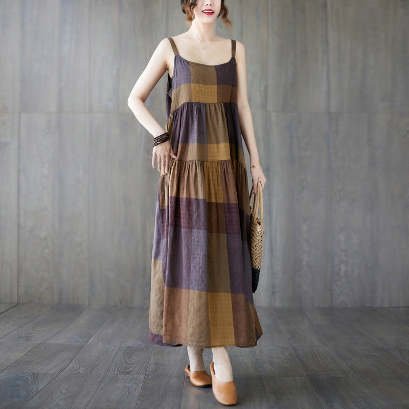 Vintage Sleeveless Plus Sizes Dresses-Dresses-The Same as picture-One Size-Free Shipping at meselling99