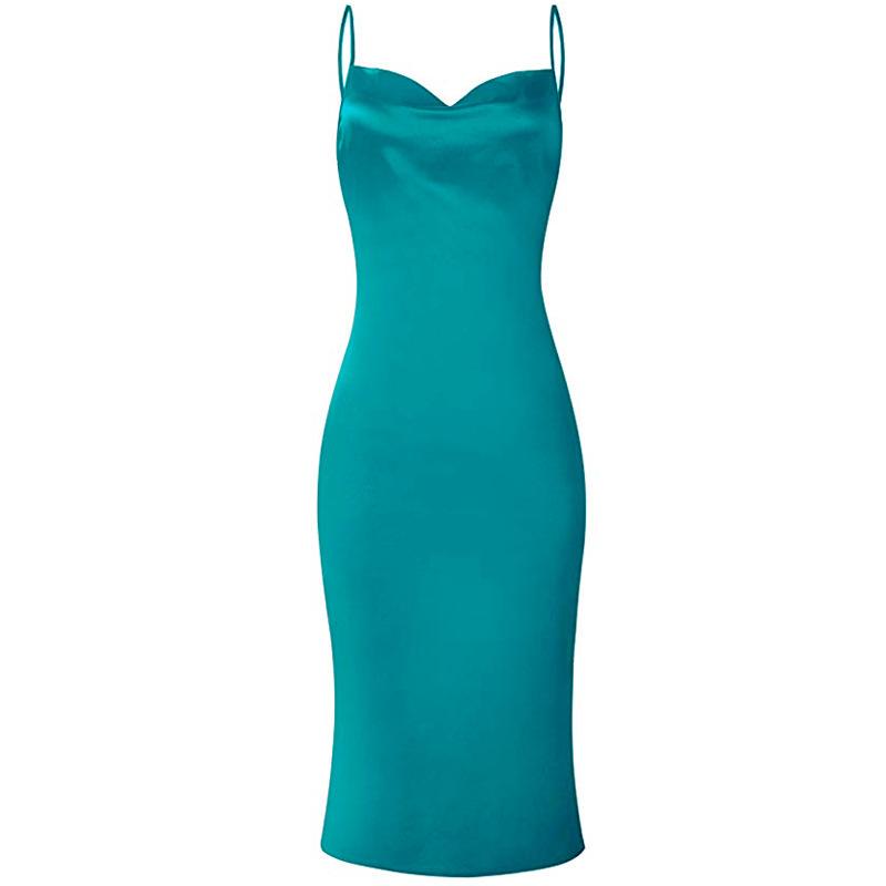 Sexy Slim Waist Party Suspender Strap Long Dresses-Dresses-Free Shipping at meselling99