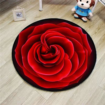 Round Carpet Computer Chair Mat - Customizable Design for Floor