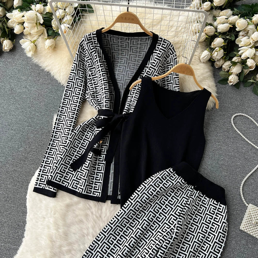 Casual Women 3pcs Outfit Suits