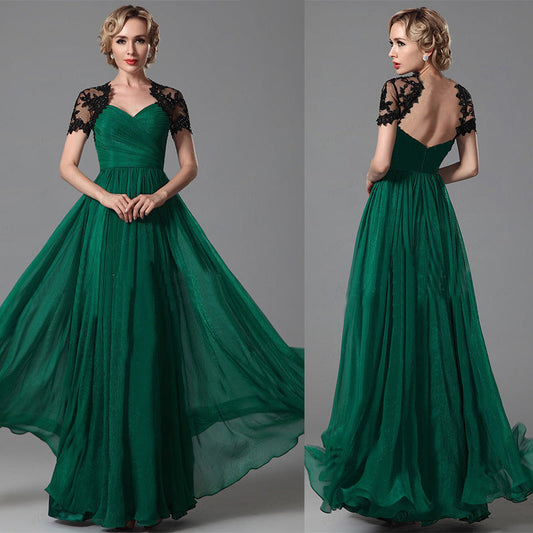 Elegant Chiffon Long Evening Dresses-Dresses-Free Shipping at meselling99